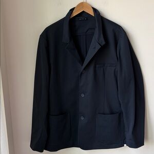 Ministry of Supply Mens Kinetic Chore Blazer Navy Stretch Travel Office Size XXL